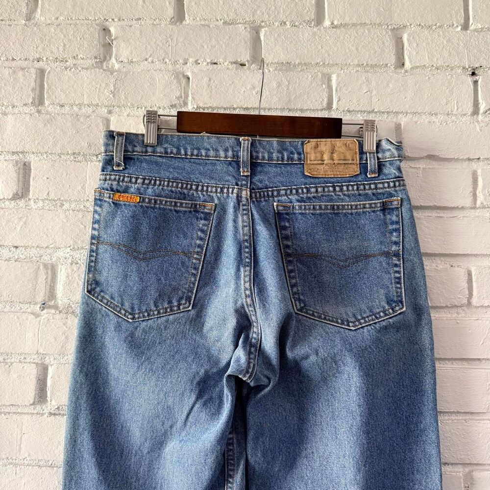 Vintage 80s Jordache Straight Leg Faded Denim Jeans (Size 32x32)